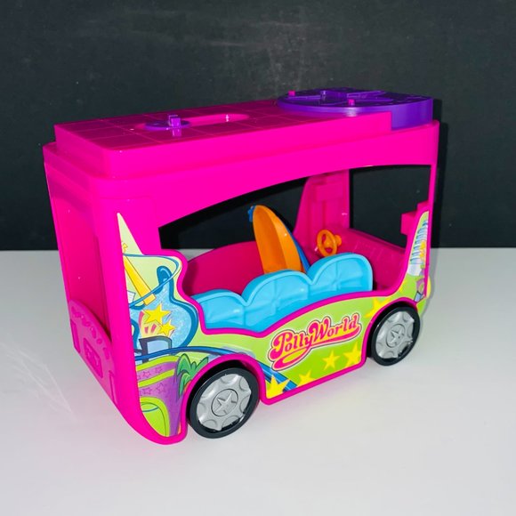 Polly World Rockin Tour Bus Pretend Play Vehicle Kids Playset Toy - Picture 2 of 9